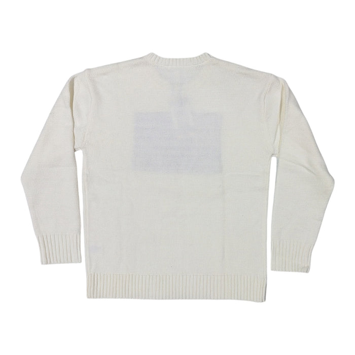 Mighty Fine Women's Midweight Crew Neck Easy Fit Americana Sweater