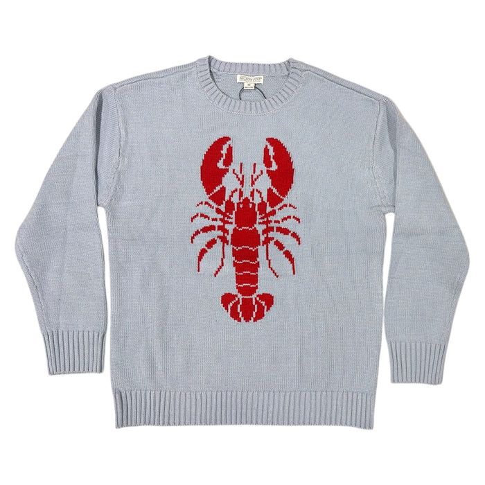 Mighty Fine Women's Midweight Crew Neck Easy Fit Americana Sweater