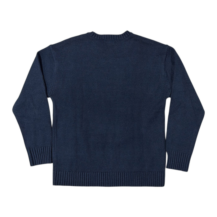 Mighty Fine Women's Midweight Crew Neck Easy Fit Americana Sweater