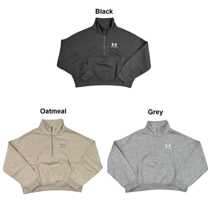 Under Armour Women's Icon Oversized Half-Zip Fleece Pullover