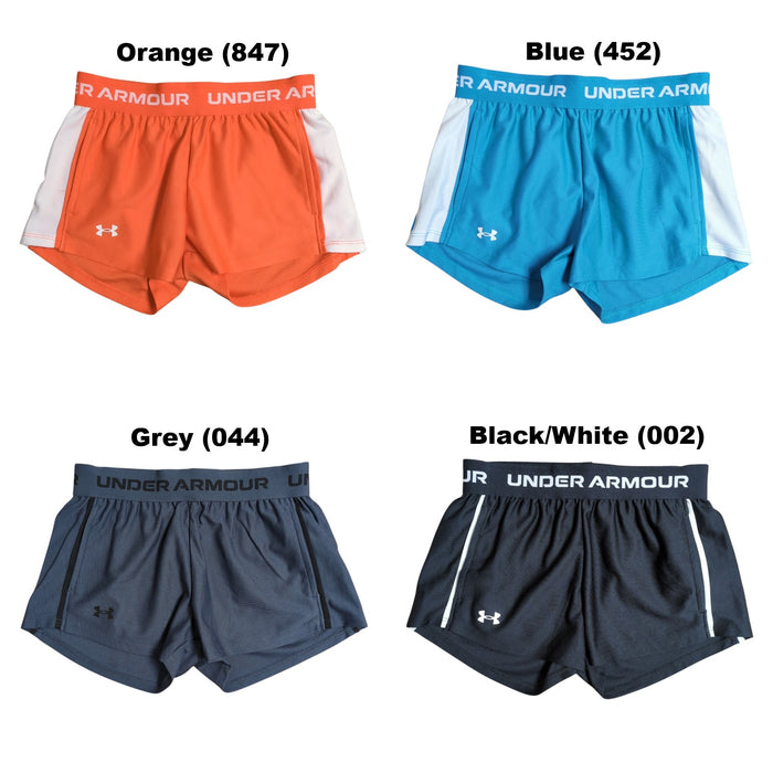 Under Armour Girls Play Up Tech Shorts with Side Pockets