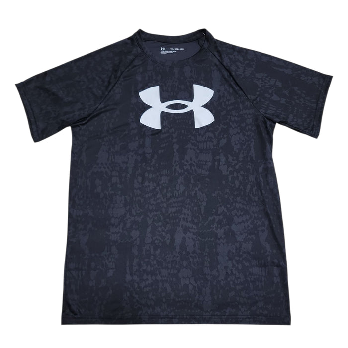 Under Armour Boys Tech Big Logo Easy Care Soft Short Sleeve Tee