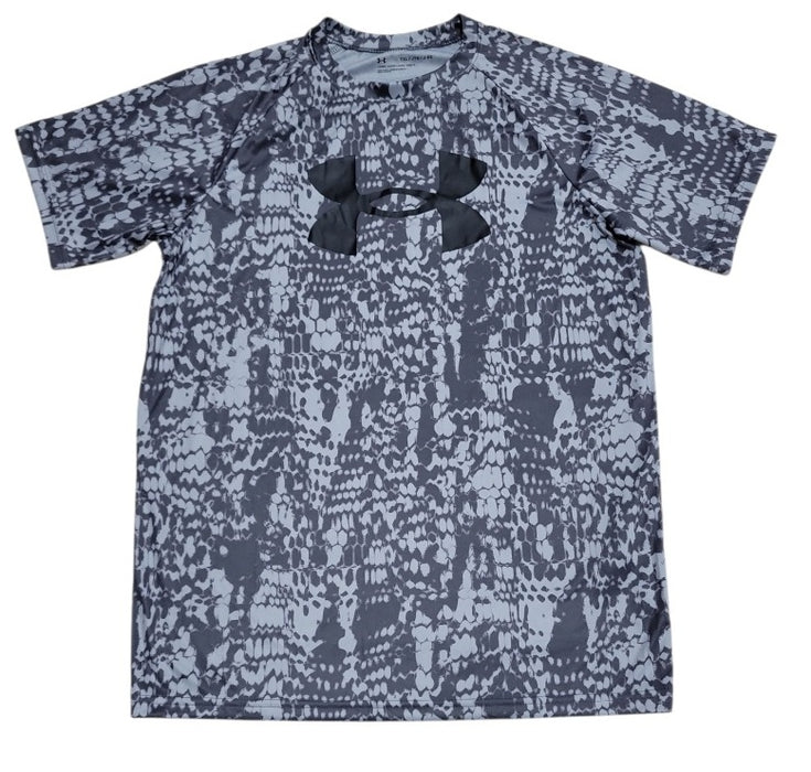 Under Armour Boys Tech Big Logo Easy Care Soft Short Sleeve Tee