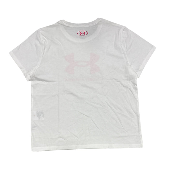 Under Armour Girls' UA Big Logo Short Sleeve Crew Tshirt