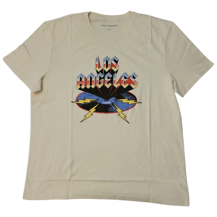 Lucky Brand Men's Graphic Print Crew Neck Soft T-Shirt