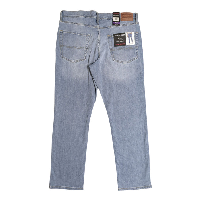 Lucky Brand Men's 410 Athletic Fit Straight Leg 5 Pocket Stretch Denim Jeans