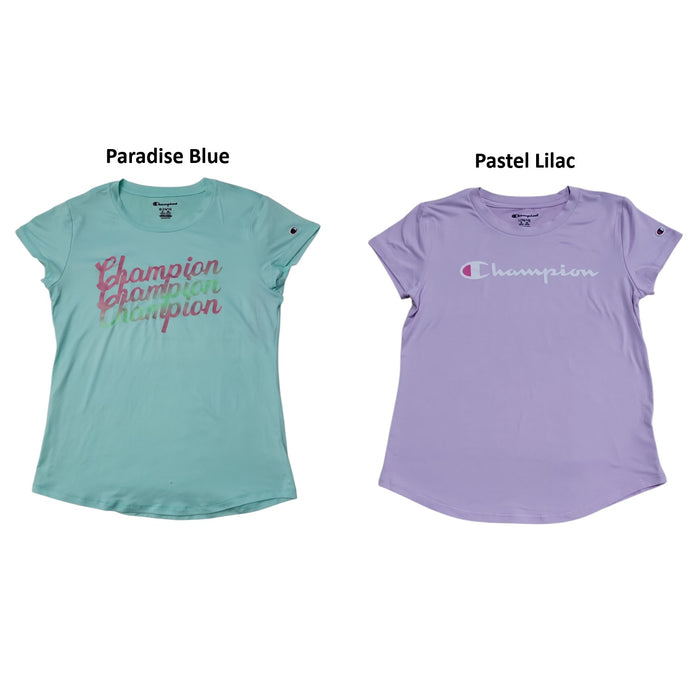 Champion Girls Crewneck Lightweight Soft Active Top