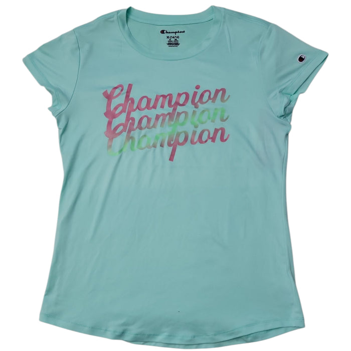 Champion Girls Crewneck Lightweight Soft Active Top