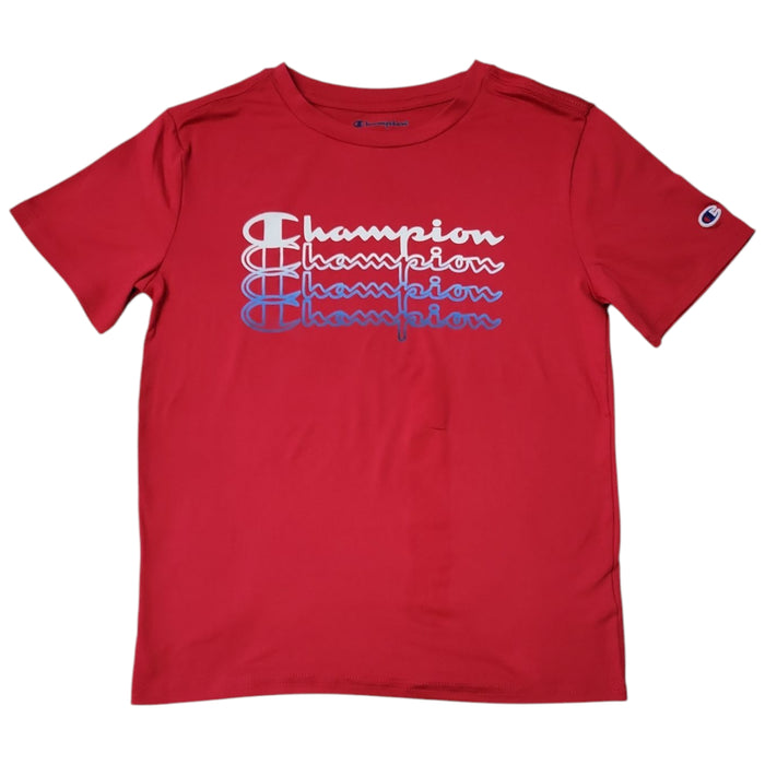Champion Boys Crewneck Soft Active Graphic Print Top