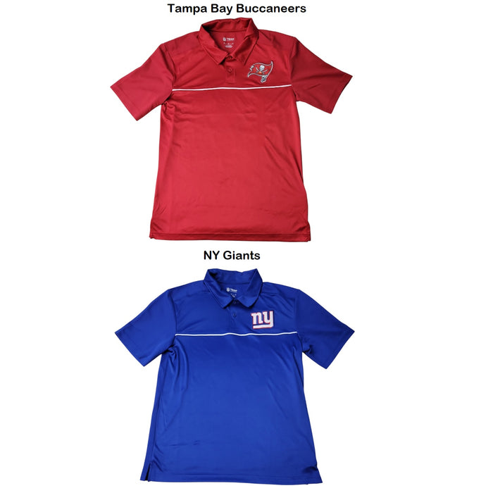 NFL Officially Licensed Men's Relaxed Fit Short Sleeve Polo