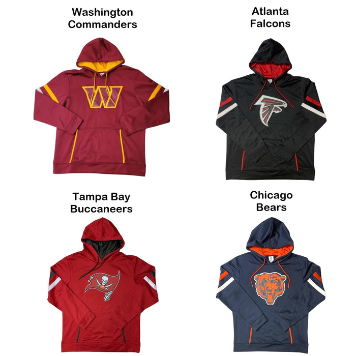 Team Apparel NFL Large Chest Logo Long Sleeve Soft Hoodie