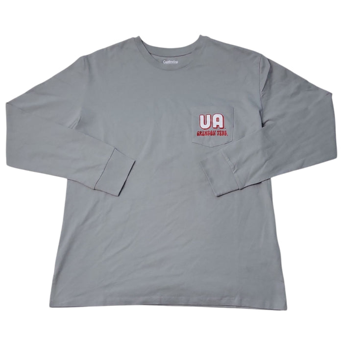 NCAA College Team Crew Neck Long Sleeve Graphic Tee