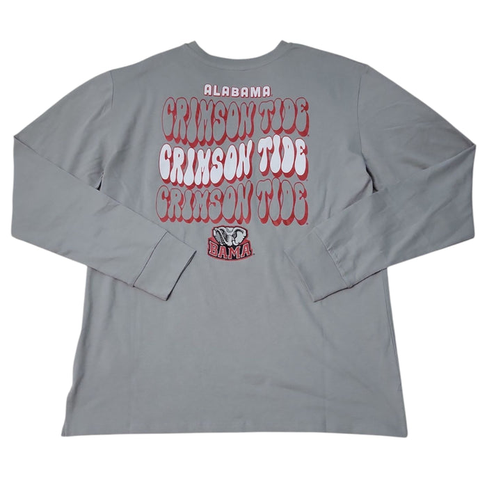 NCAA College Team Crew Neck Long Sleeve Graphic Tee