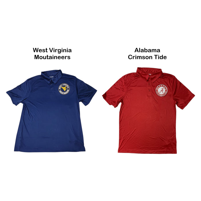 NCAA Men's Short Sleeve Easy Care Graphic Print Polo