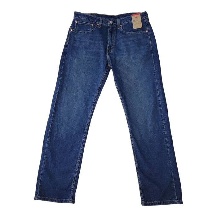 Levi's Men's 505 Stretch Denim Straight Leg 5 Pocket Regular Fit Jeans