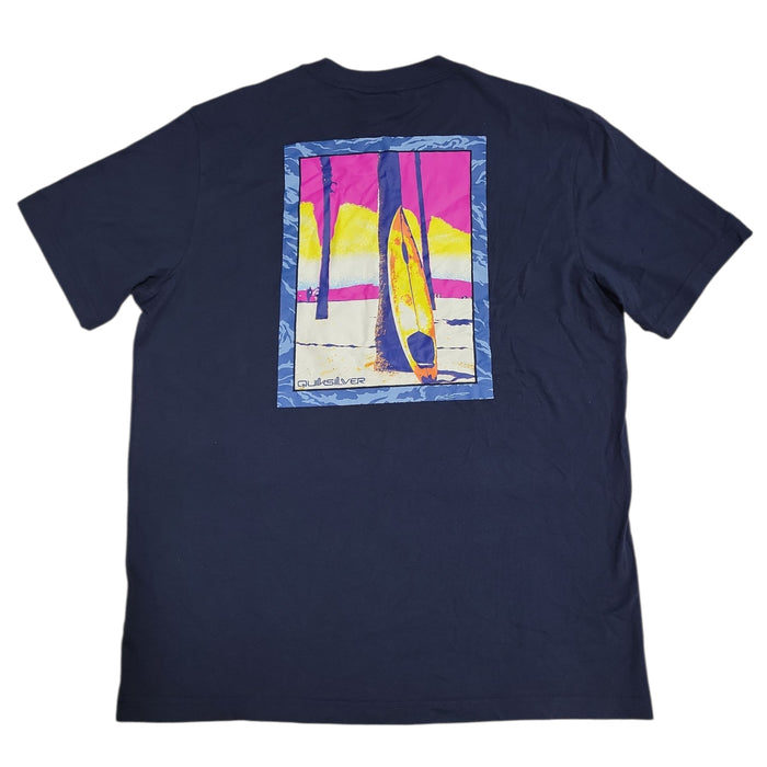 Quiksilver Men's Classic Fit Crewneck 100% Cotton Graphic Tee