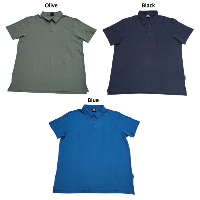 Quiksilver Men's Classic Fit Soft 100% Cotton Short Sleeve Polo