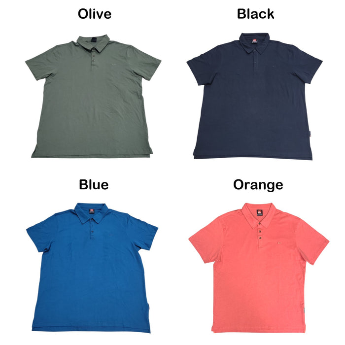 Quiksilver Men's Classic Fit Soft 100% Cotton Short Sleeve Polo