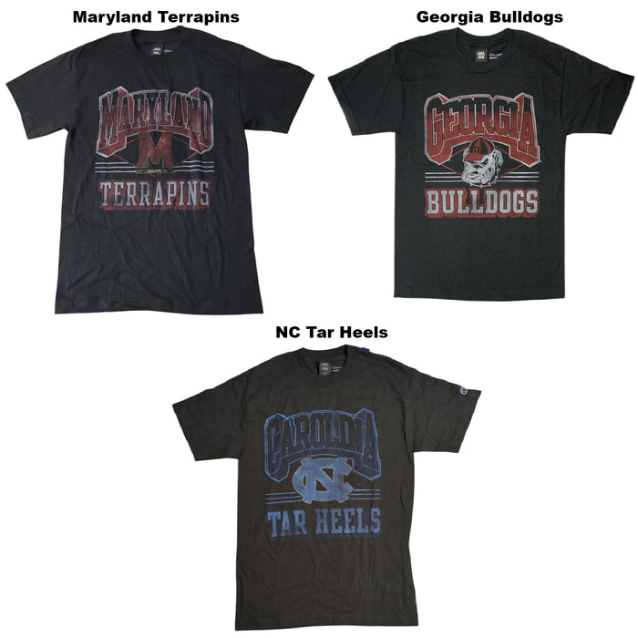 Champion NCAA Men's 100% Cotton Comfort Graphic Print T-Shirt