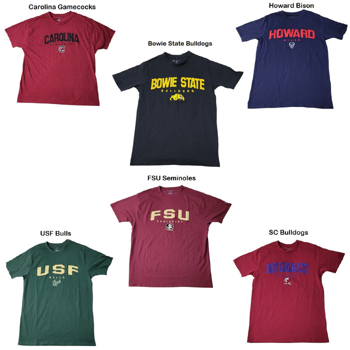 Champion Men's NCAA Short Sleeve Embroidered Crew Neck Tee