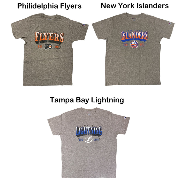 NHL Men's Soft Cotton Chest Logo Graphic Print T-Shirt