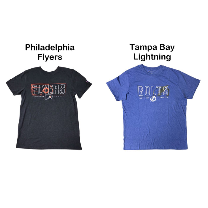 NHL Men's Easy Care Graphic Print Short Sleeve Shirt