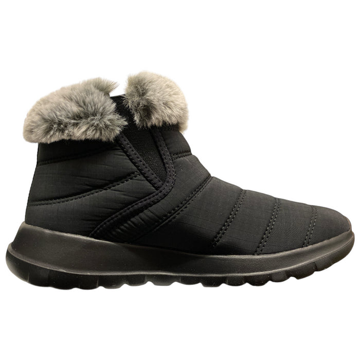 Skechers Women's Go Walk Air Cooled Goga Mat Boots with Faux Fur