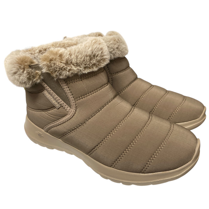 Skechers Women's Go Walk Air Cooled Goga Mat Boots with Faux Fur