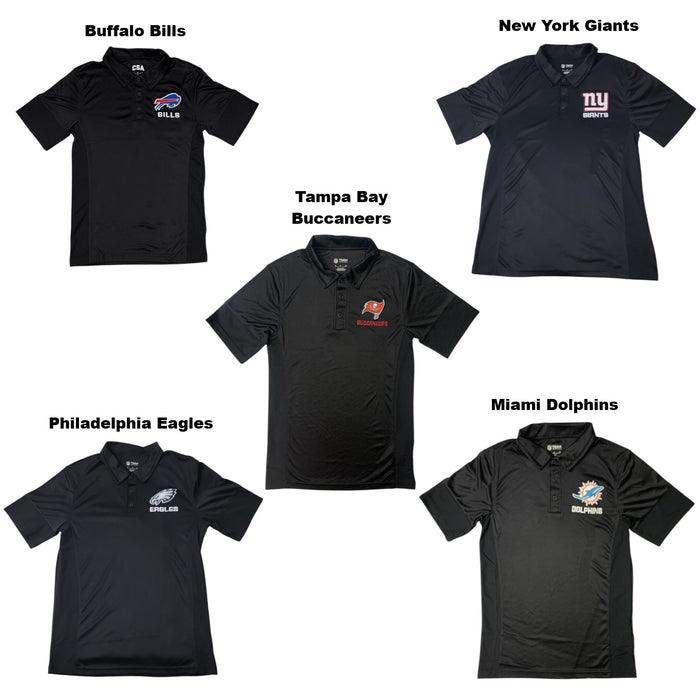 NFL Men's Officially Licensed Buttoned Collared Polo