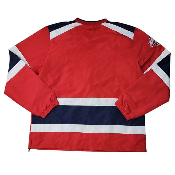 NHL Adult Side Zipper Loose Fit Long Sleeve V-Neck Pullover