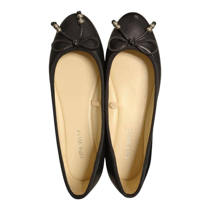 Nine West Women's Sleek Slip-On Ballet Flat with Rubber Sole