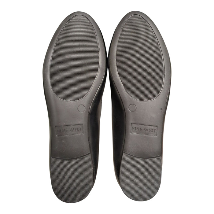 Nine West Women's Sleek Slip-On Ballet Flat with Rubber Sole