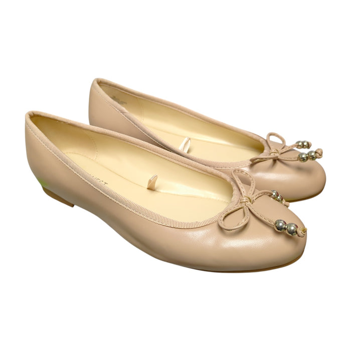 Nine West Women's Sleek Slip-On Ballet Flat with Rubber Sole