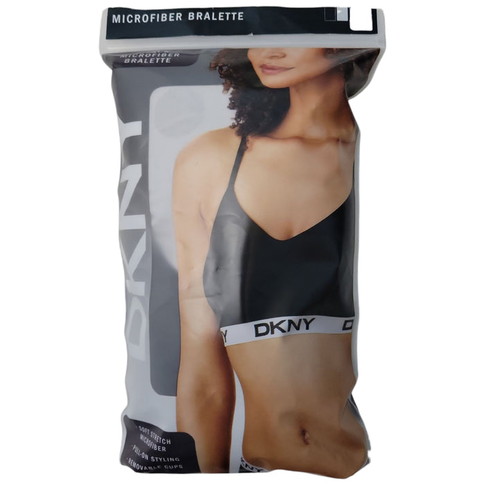 DKNY Women's 2-Pack Pull-On Soft Stretch Microfiber Bra