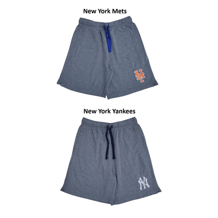 MLB Men's Embroidered Team Logo Pockets Comfort Drawstring Shorts