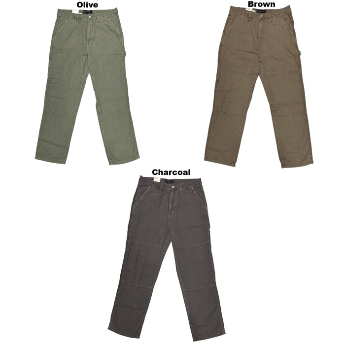 Aeropostale Men's Relaxed Fit Cotton Canvas Carpenter Pant