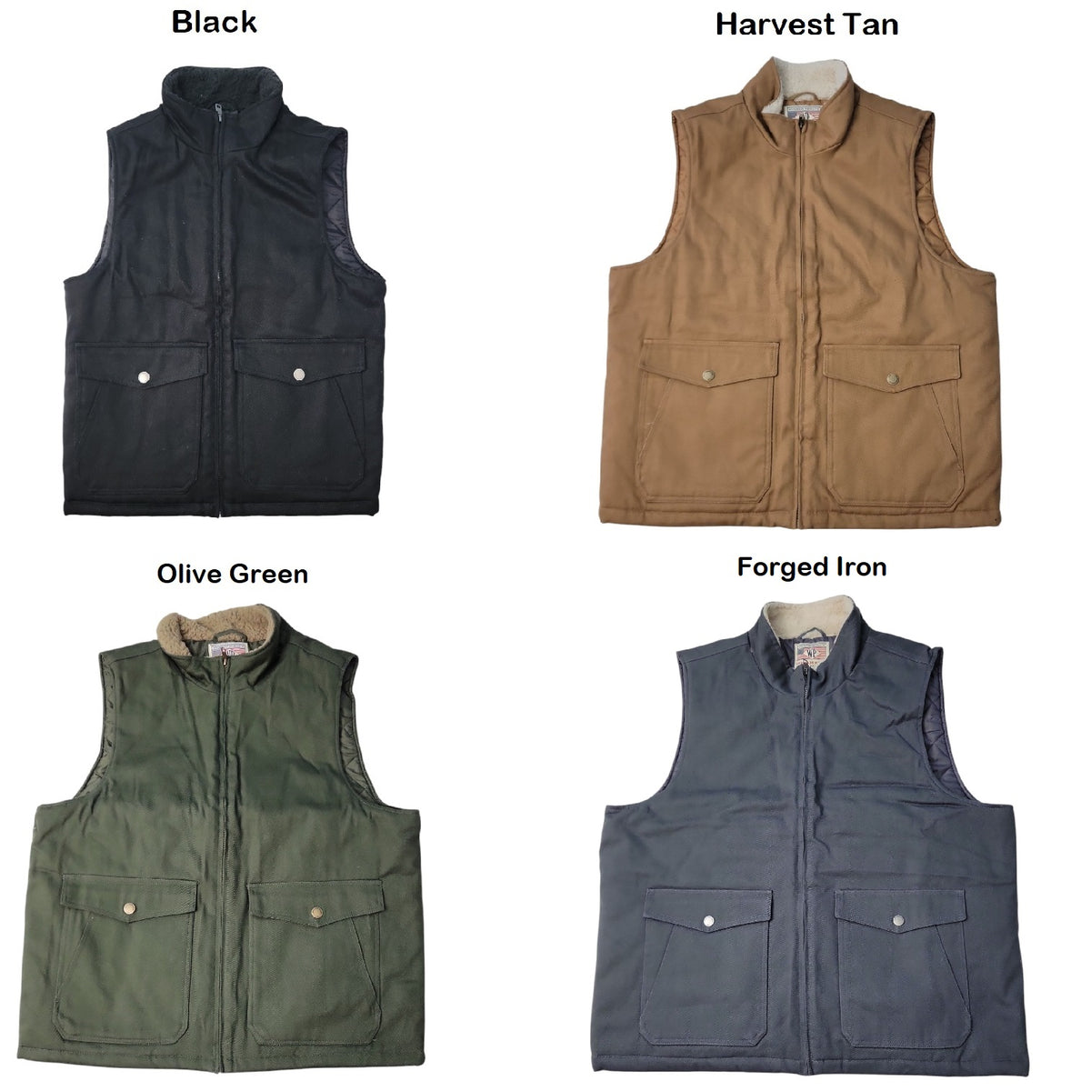 WP WEATHERPROOF Men's Sherpa Collar Full-Zip Workwear Vest — Ewirelessgear