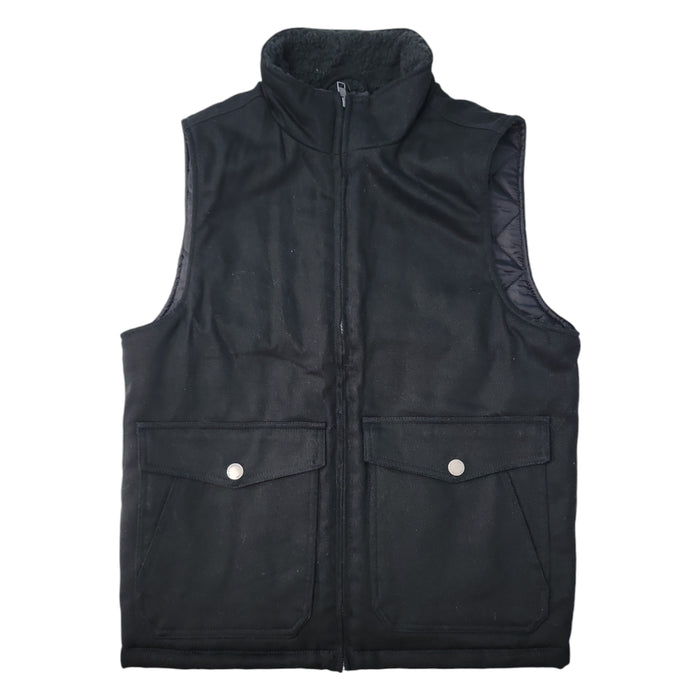 WP WEATHERPROOF Men's Sherpa Collar Full-Zip Workwear Vest