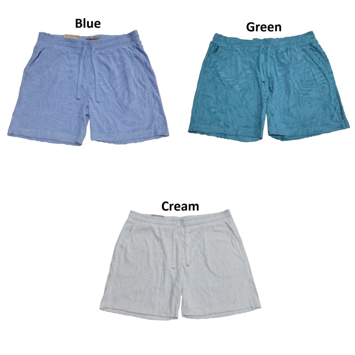 WP Weatherproof Men's Jacquard Soft Moisture Wicking Terry Short