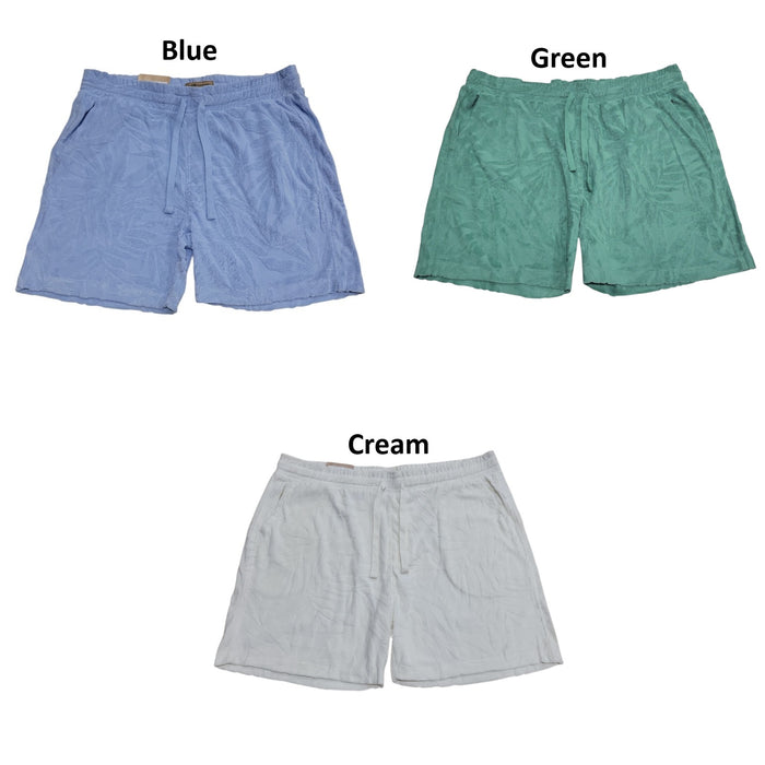 WP Weatherproof Men's Jacquard Soft Moisture Wicking Terry Short