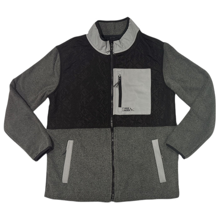 Eddie Bauer Boy's Regular Fit Polar Fleece Full Zip Mock Neck Jacket