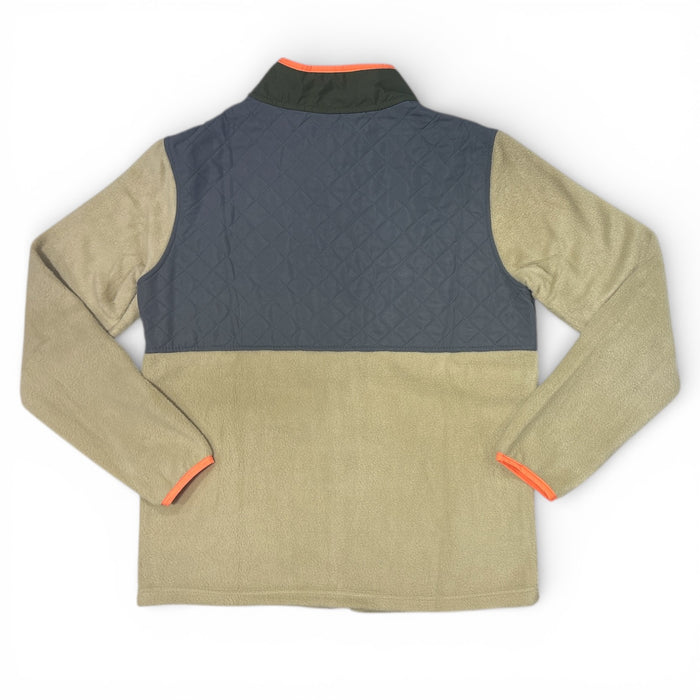 Eddie Bauer Boy's Regular Fit Polar Fleece Full Zip Mock Neck Jacket
