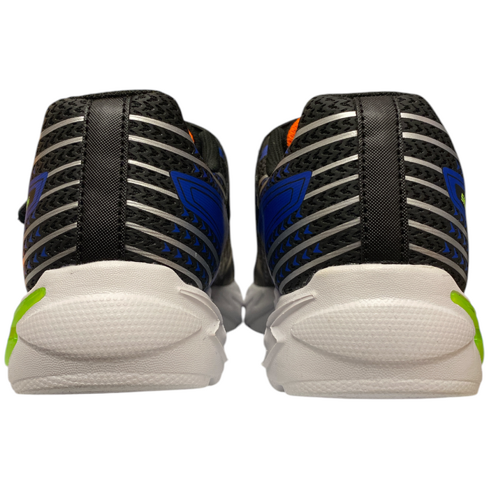Skechers Boys Flex-Glow Bolt Light-Up Stretch Laced Sneaker