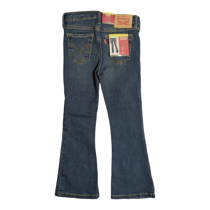Levi's Girls Comfort Stretch Denim With Adjustable Waist Flare Jeans