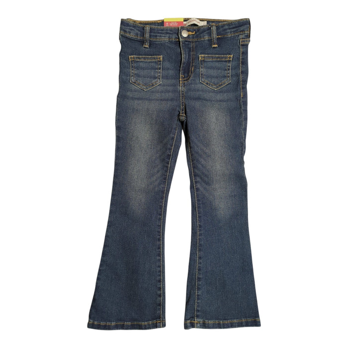 Levi's Girls Comfort Stretch Denim With Adjustable Waist Flare Jeans