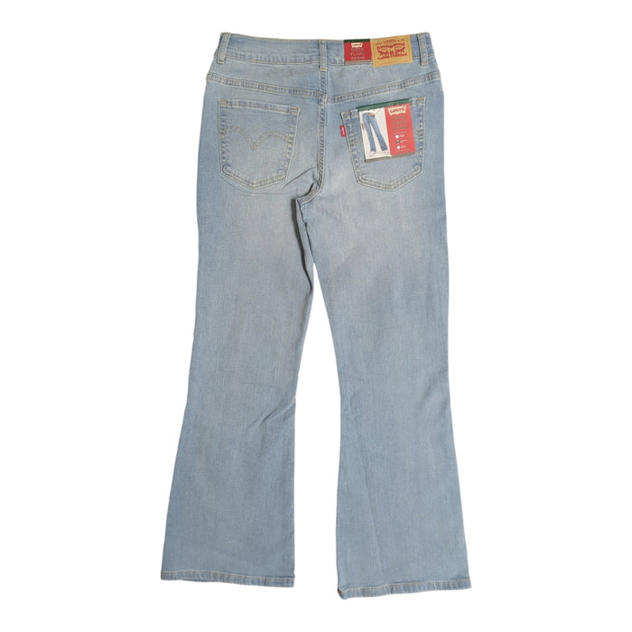 Levi's Girls Comfort Stretch Denim With Adjustable Waist Flare Jeans