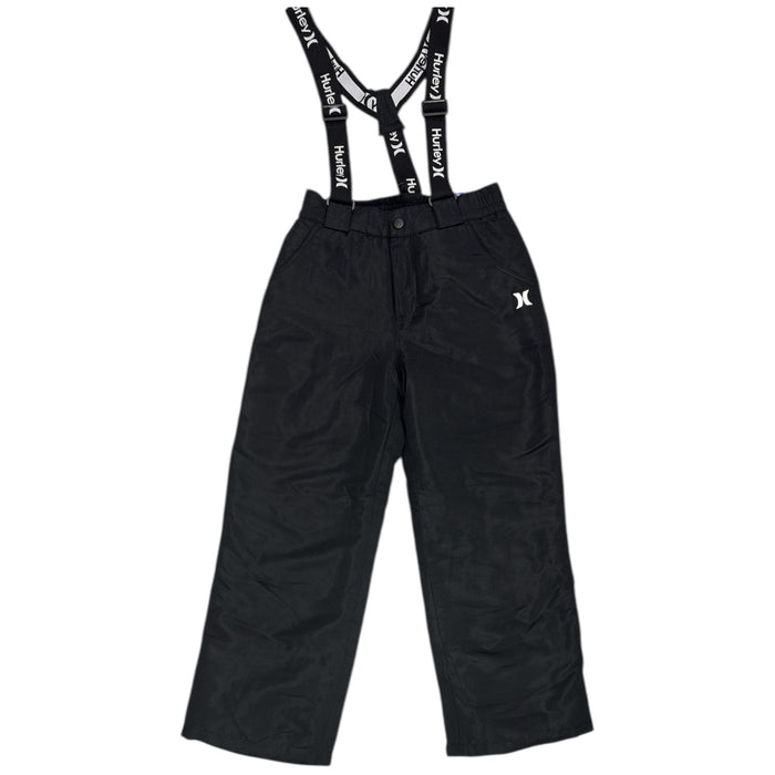 Hurley Boys Water Resistant Lined Snow Pant with Removable Suspenders