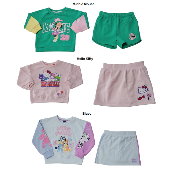 Character Toddler Girls 2-Piece Soft French Terry Set