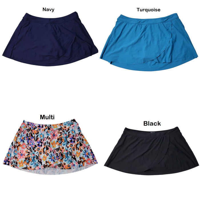 Anne Cole Limited Edition Women's Mid-Rise Swim Skirt