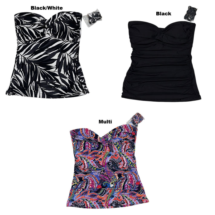Anne Cole Women's Limited Edition UPF 50 Fashion Tankini Top